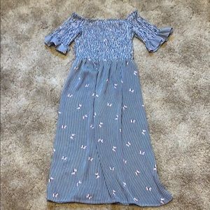 Butterfly printed spring dress!